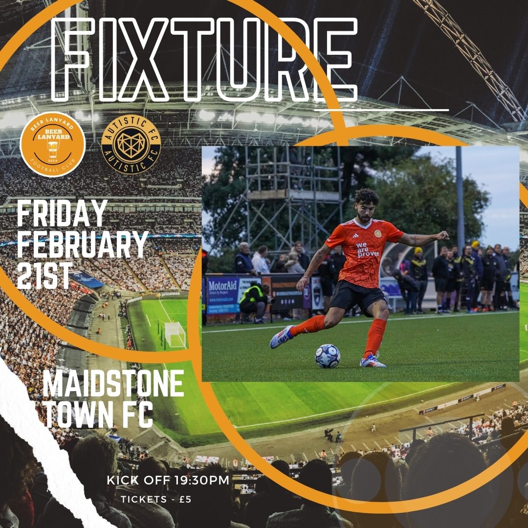 Beer Lanyard Football Legends vs The James Anthony Foundation XI - Maidstone FC - KENT - 21st February - CHILD TICKET - #shop_name - #BeerLanyard