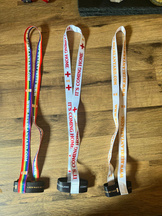 All 3 Set x 3 Beer Lanyard the ultimate festival accessory - #shop_name - #BeerLanyard